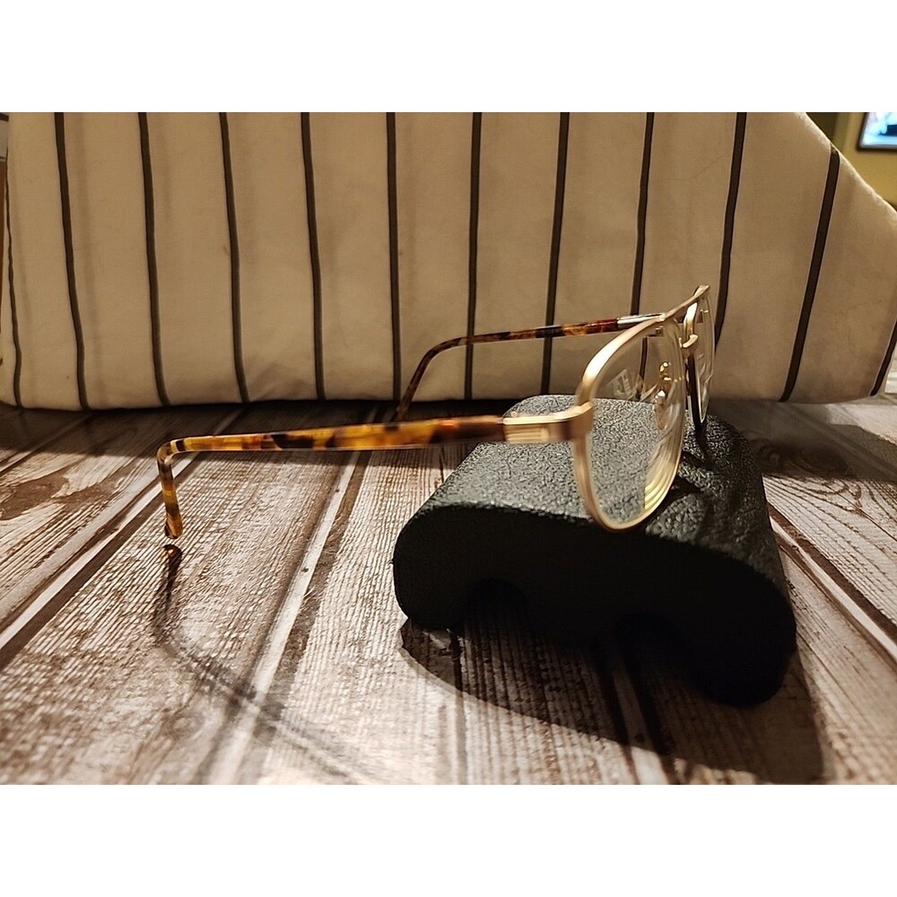 Men's Montreaux Tango Gold/Demi Amber Gold Tone  Eyeglass Frames